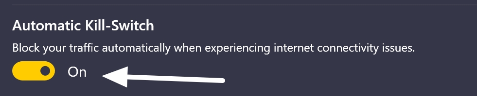 cyberghost kill switch