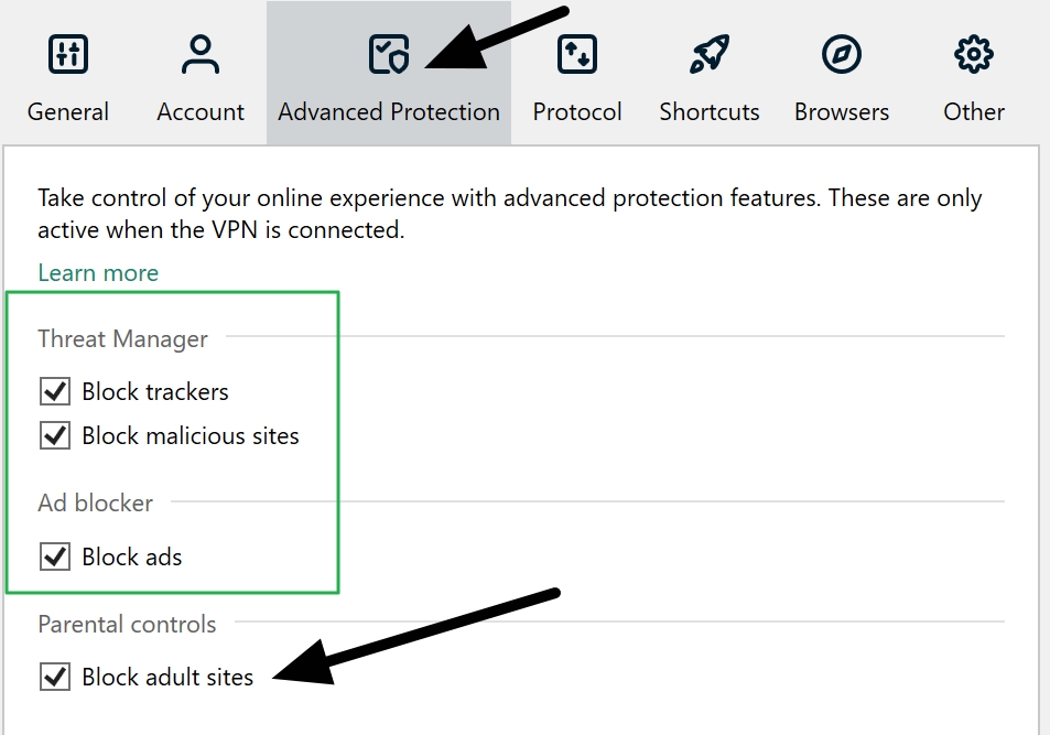 expressvpn advanced protection