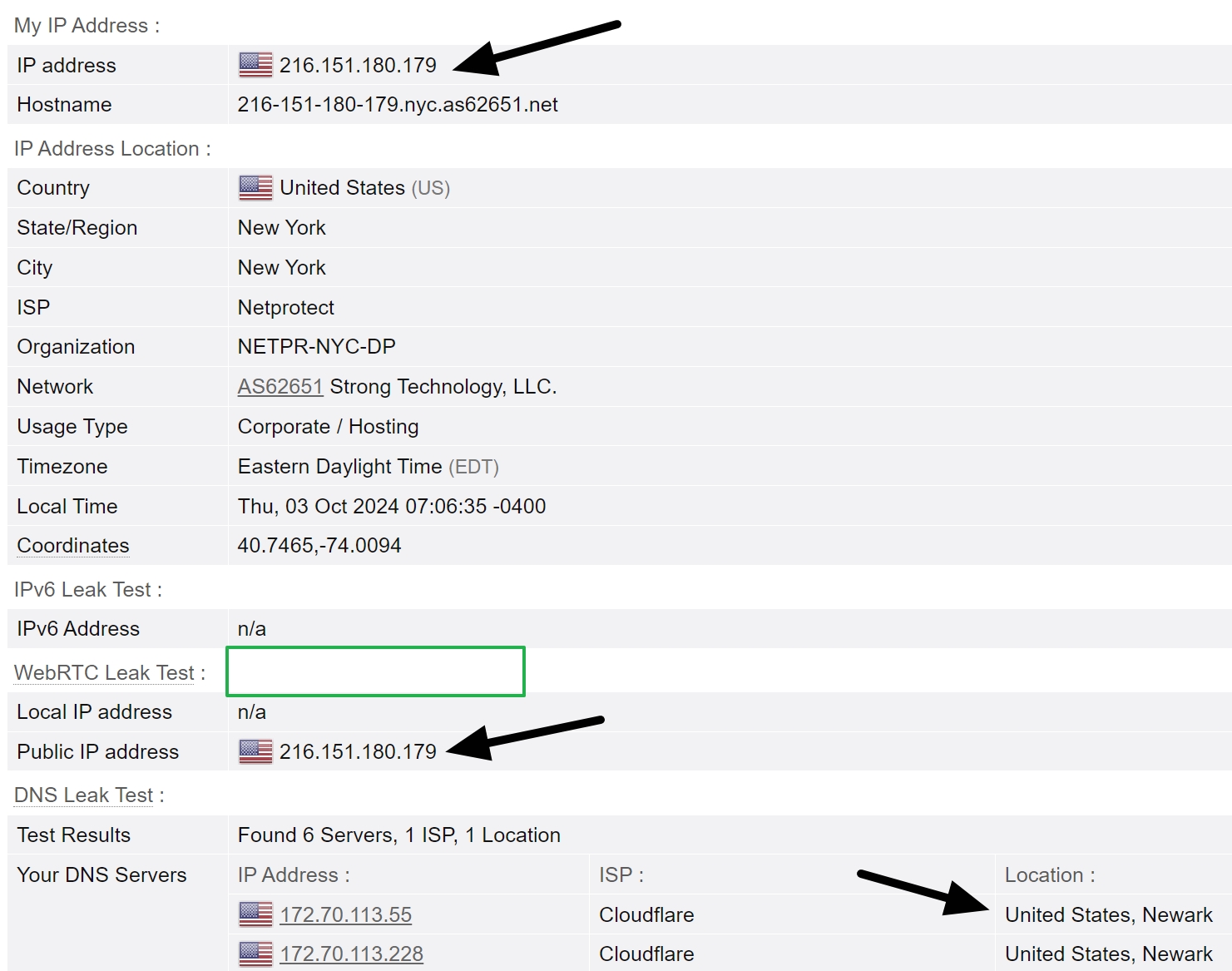 ipvanish ip address
