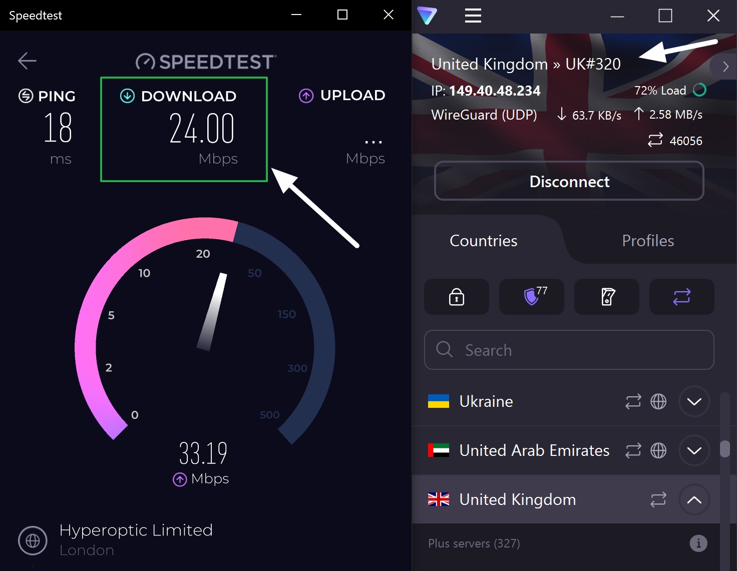 proton download speed