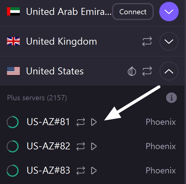 proton servers