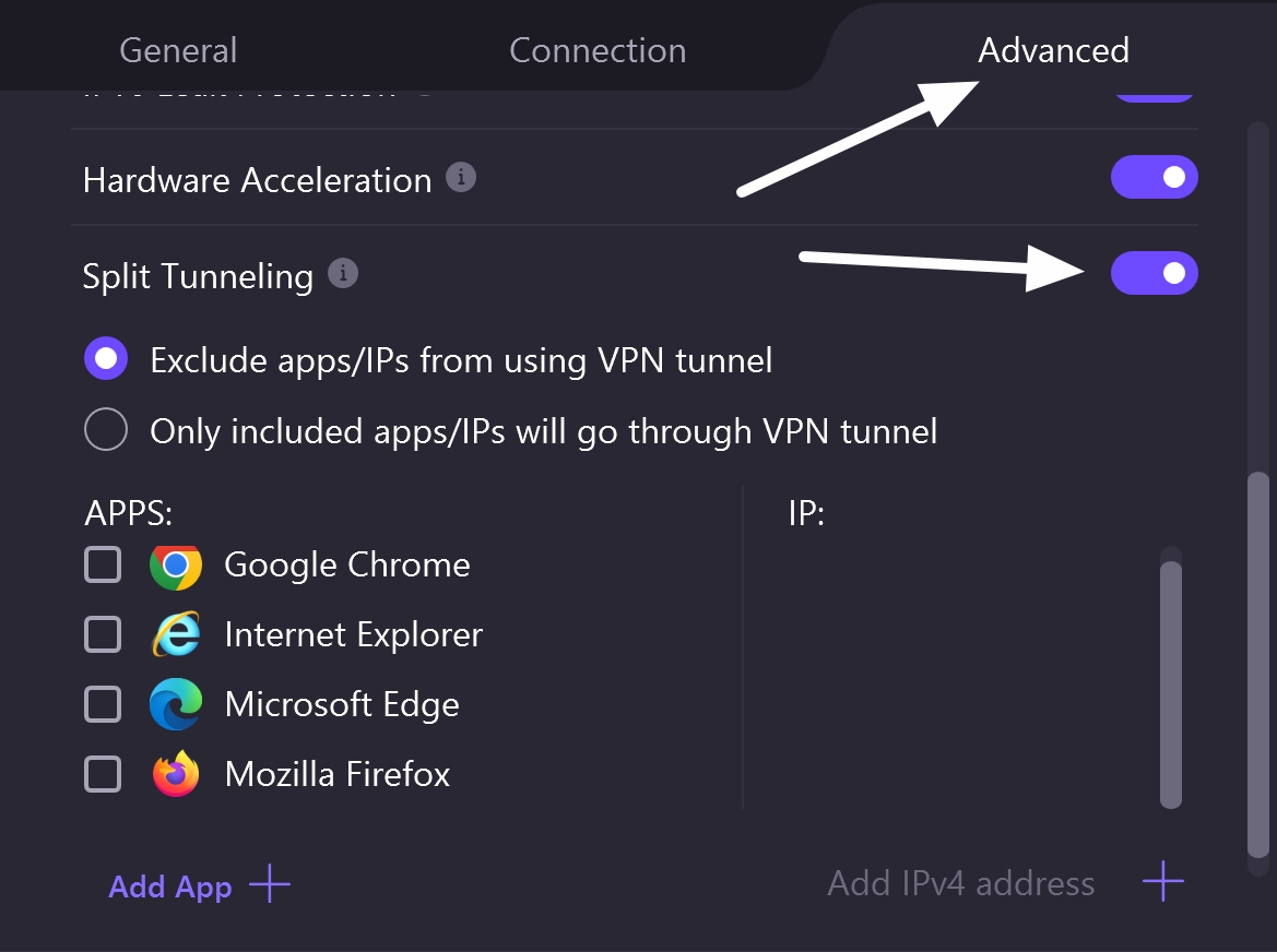 proton split tunneling