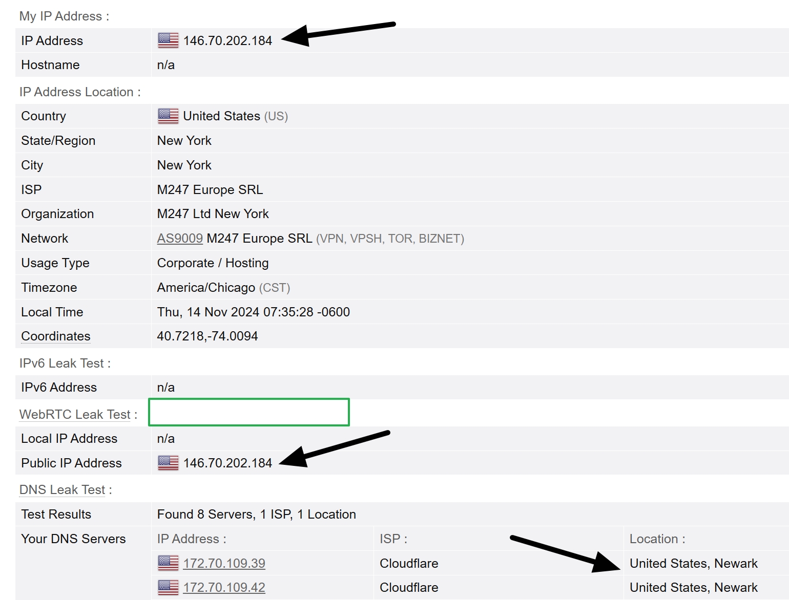 protonvpn ip address