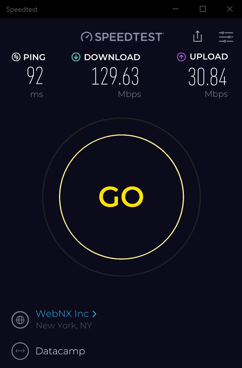 surfshark download speed