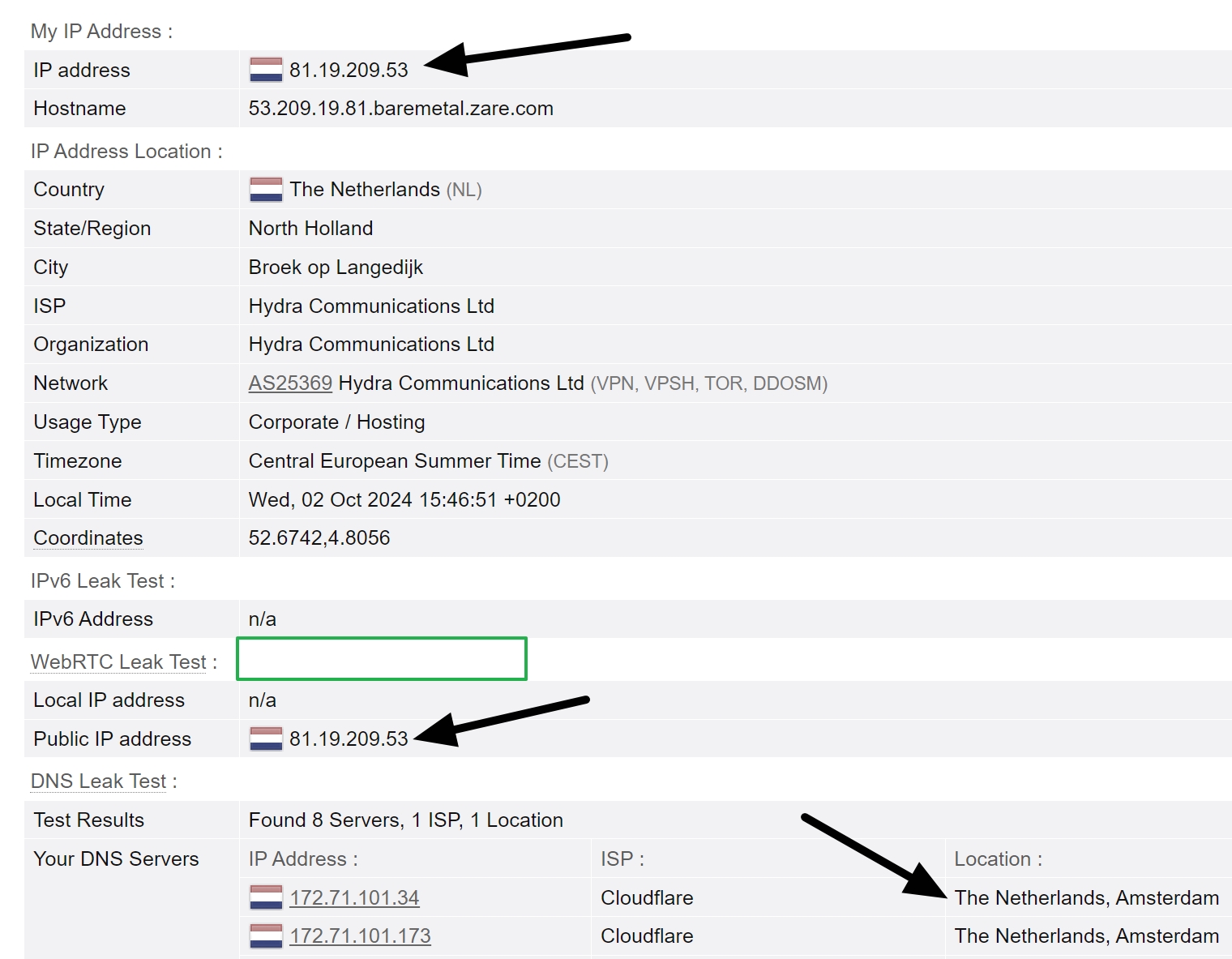 surfshark ip address