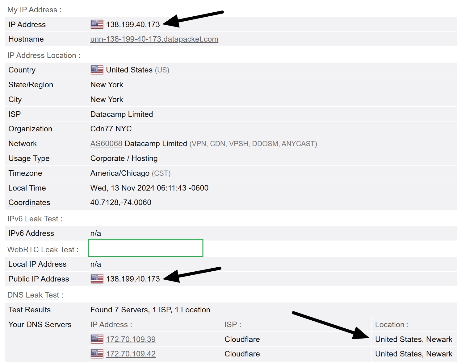 surfshark ip address