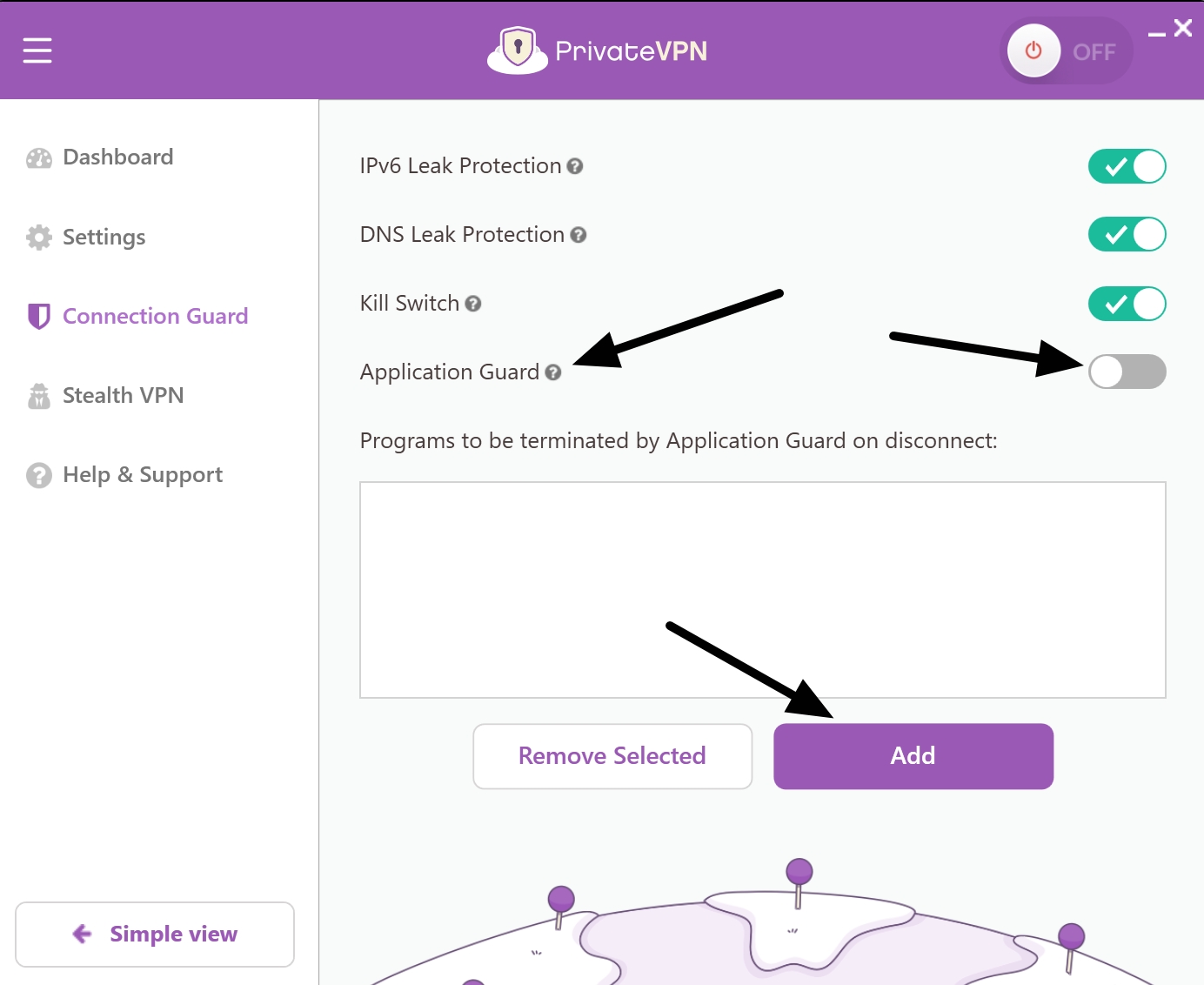 privatevpn application guard