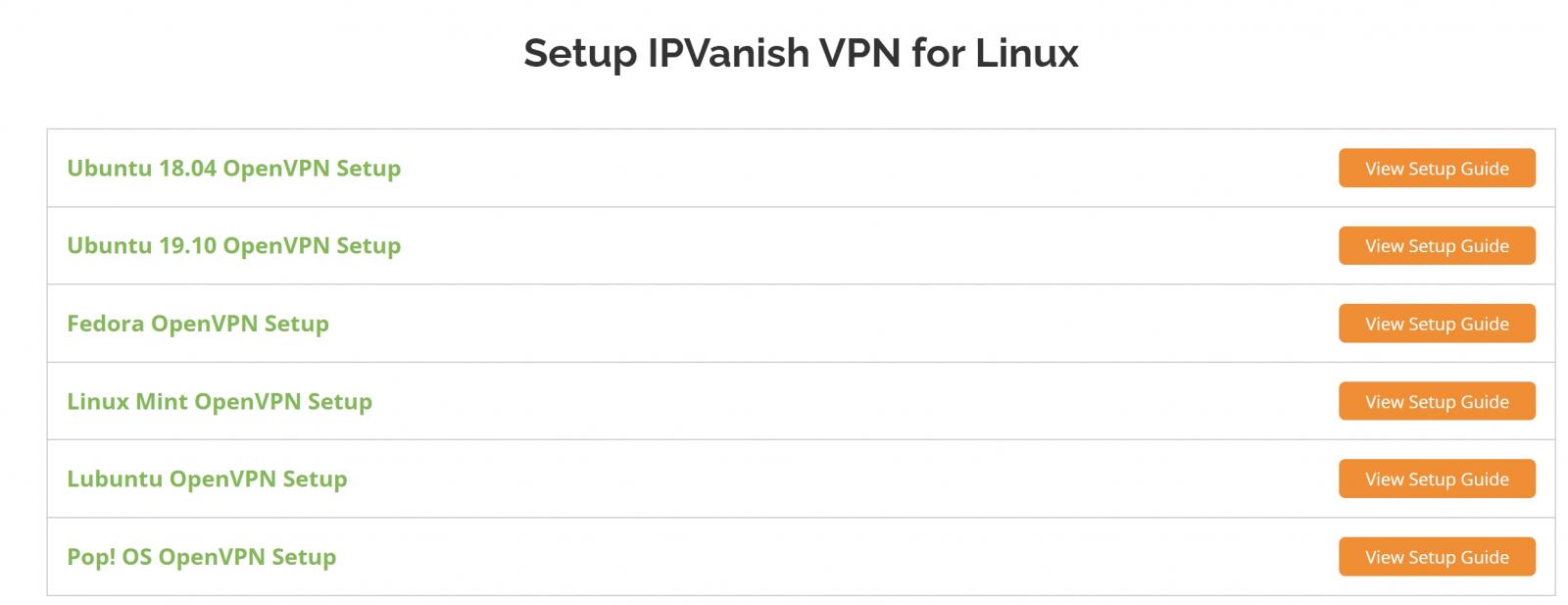 Ipvanish Linux