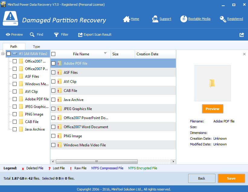 power specifics recovery malware