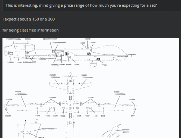 MQ-9 Reaper docs sale