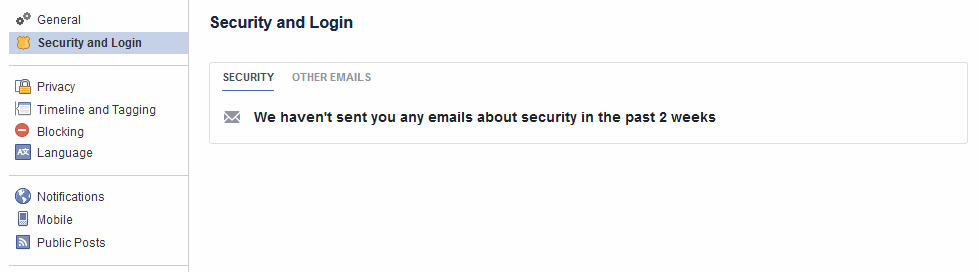 Facebook recent anti-phishing feature