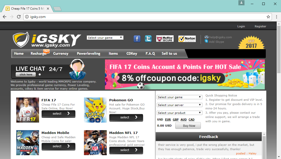 iGSKY website