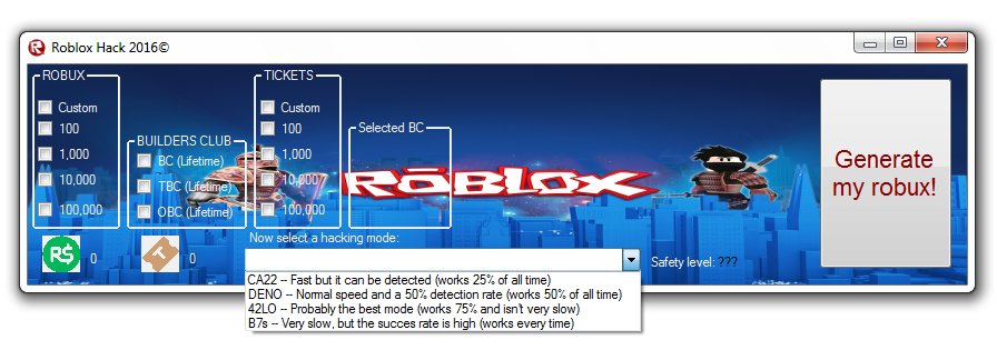 Hack mode - Roblox