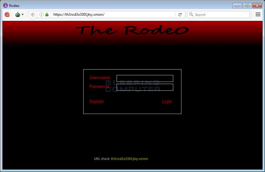 The Rodeo login
