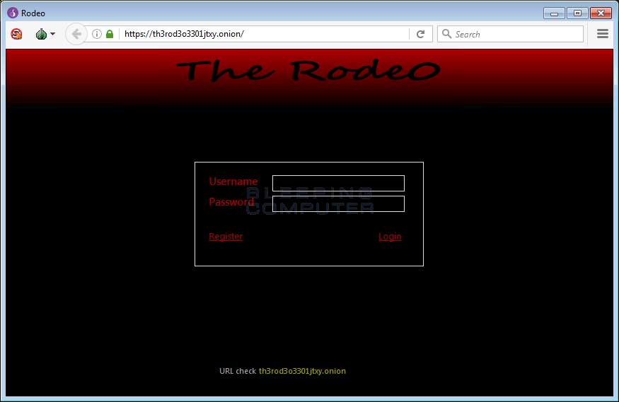 The Rodeo login