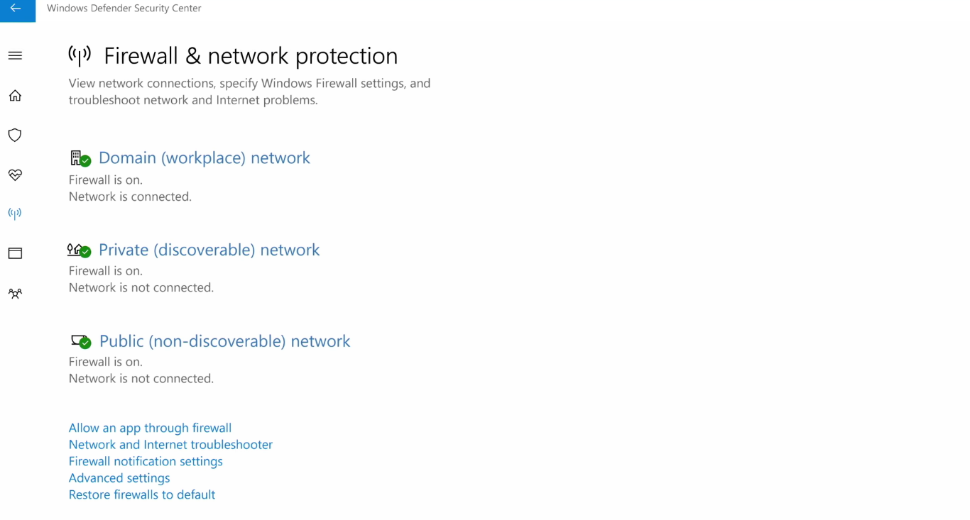 Microsoft Reveals Windows Defender Security Center Scheduled for