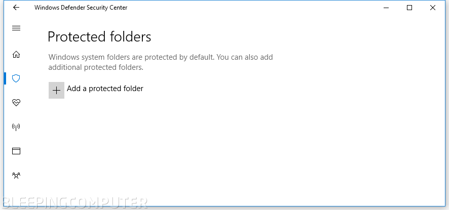 Controlled Folder Access