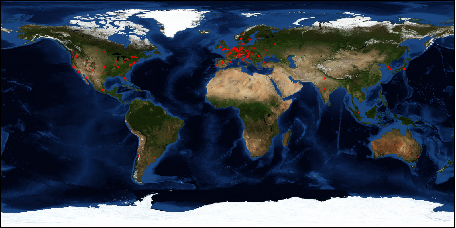 Map of Cerber infections