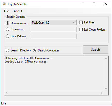 CryptoSearch