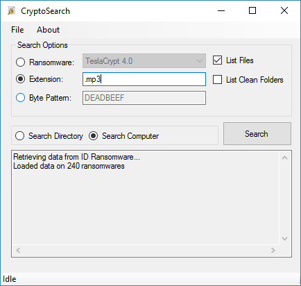 CryptoSearch