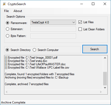 CryptoSearch