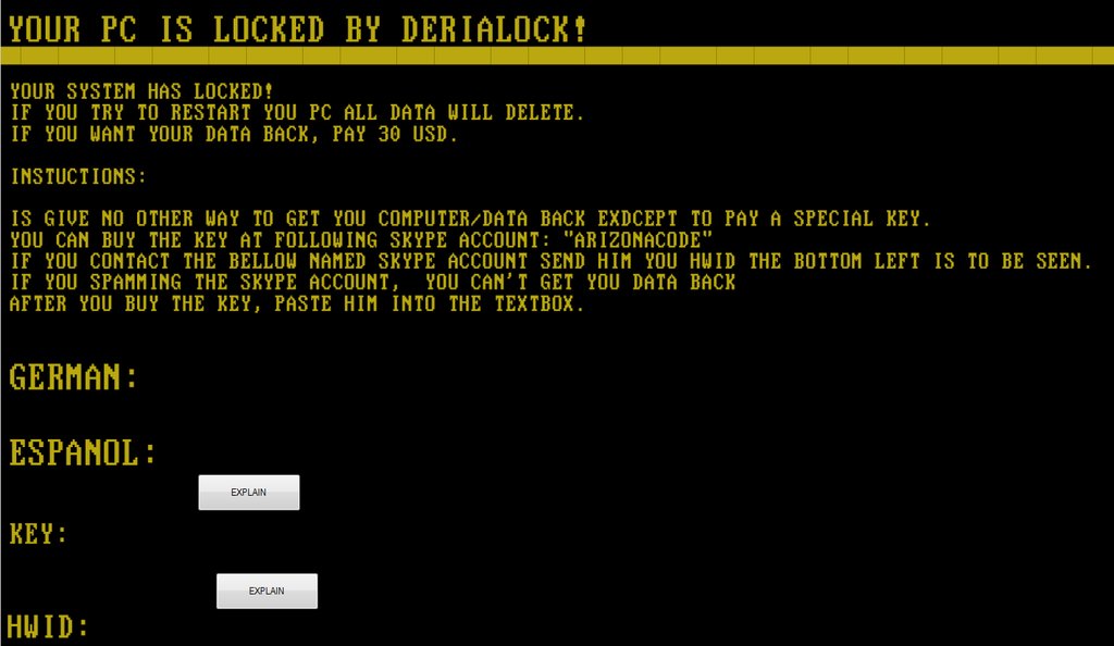 DeriaLock screen locker