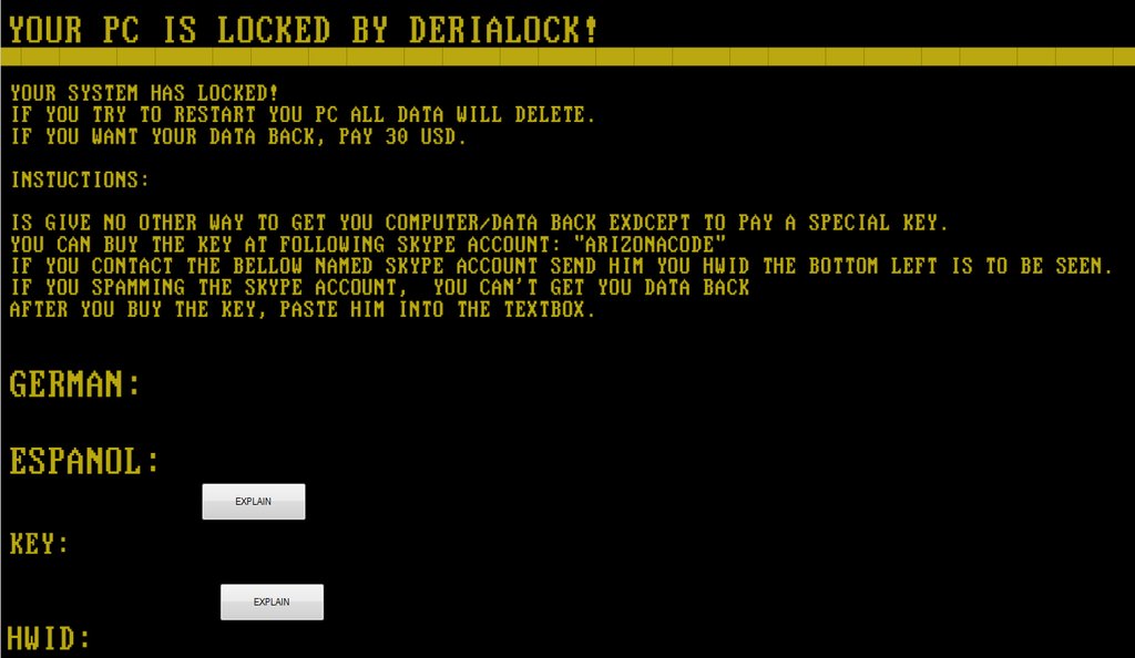 bloqueador de pantalla DeriaLock