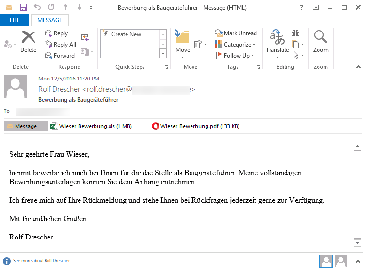 E-Mail mit Ransomware
