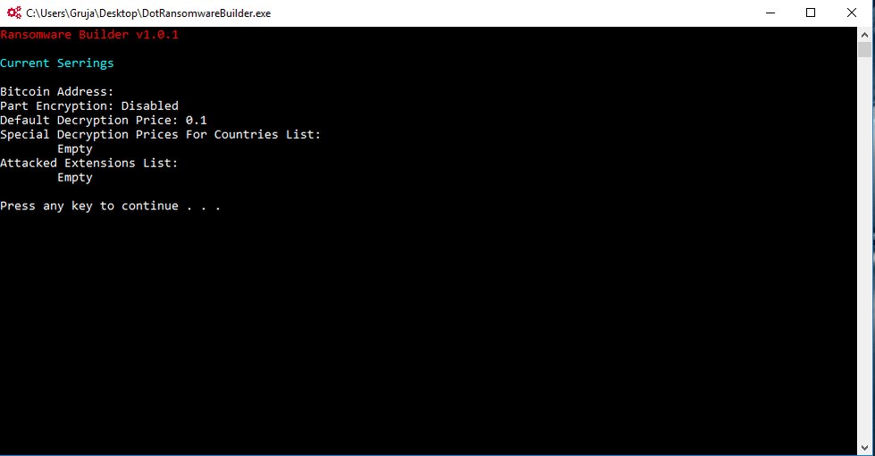 Dot-Ransomware builder