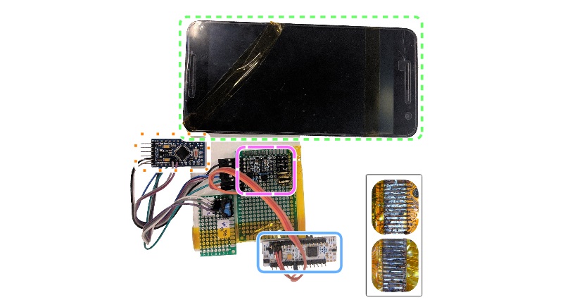 One of the phones featuring malicious replacement parts