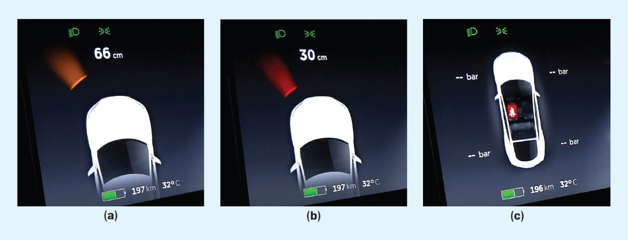 Transduction attack on a Tesla