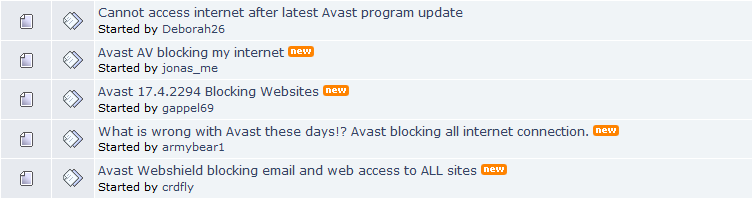 avast antivirus not working windows 10