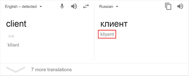 Attackers copy-pasted the phonetic spelling from Google Translate