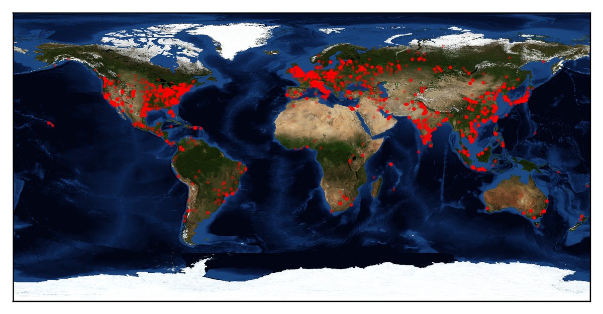 Geographical spread of computers infected with DOUBLEPULSAR