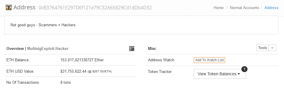 Hacker wallet