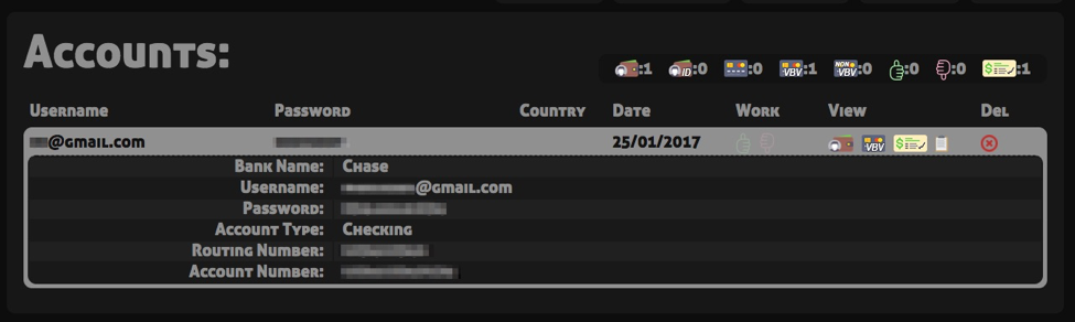 Phishing kit backend