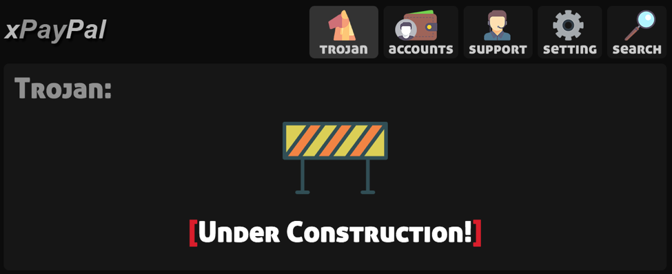 Phishing kit backend