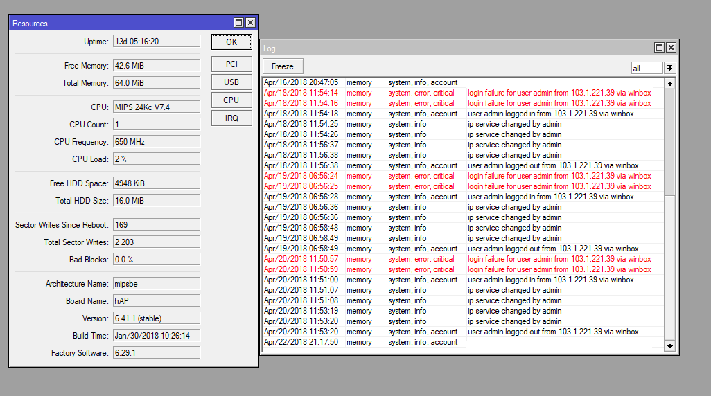 Winbox attacks