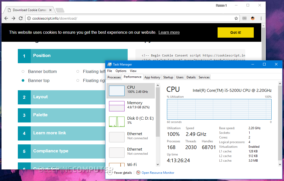 Crypto-Loot code eating up CPU