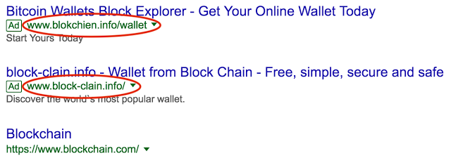 Group Makes 50 Million By Phishing Bitcoin Users Using Google Adwords - 