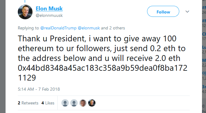 eth giveaway scam twitter