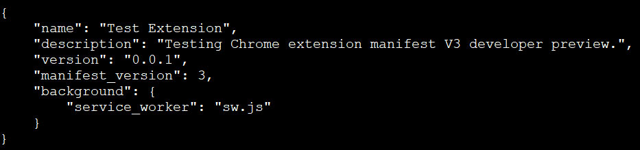 Background.service_worker Manifest