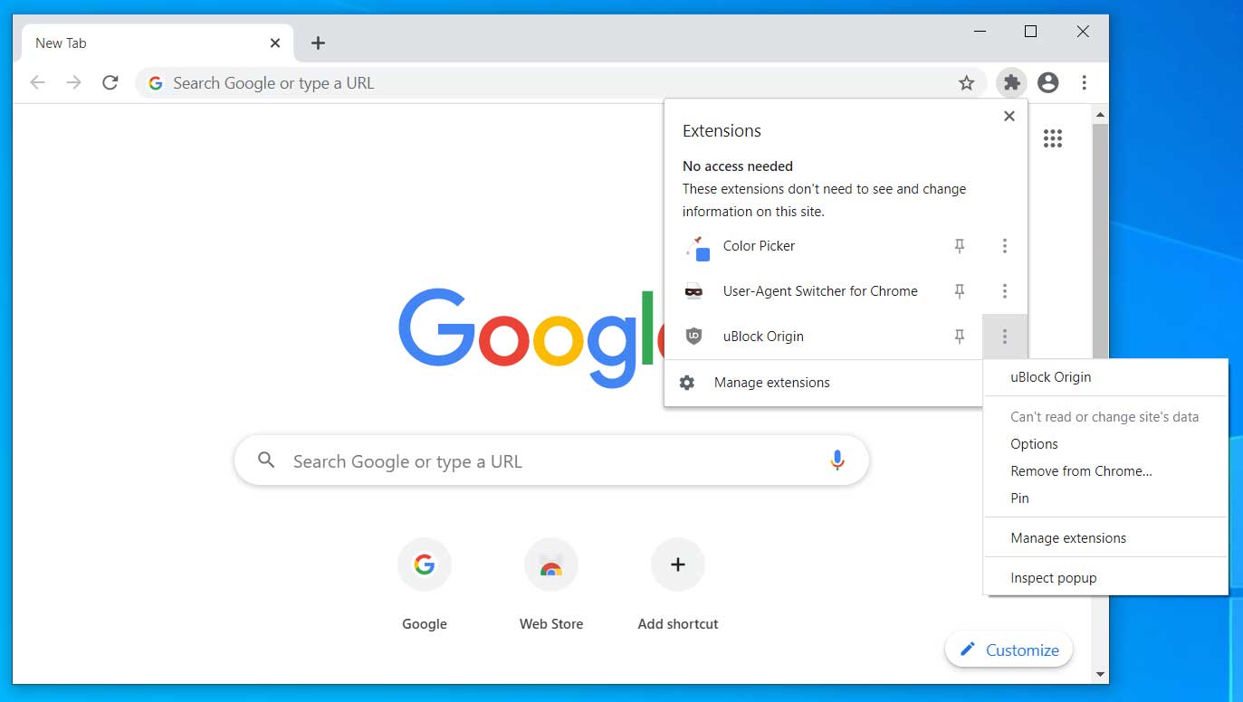 How To Change Extension Settings in Google Chrome - GreenGeeks