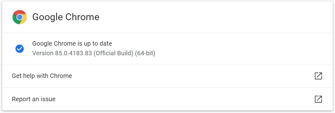 Chrome 85 released with security fixes, app shortcuts, AVIF