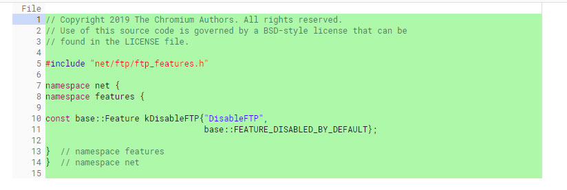 Disable FTP by default