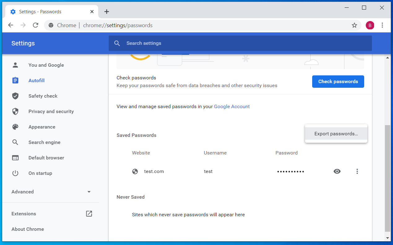 how to backup google chrome passwords how to backup google chrome passwords