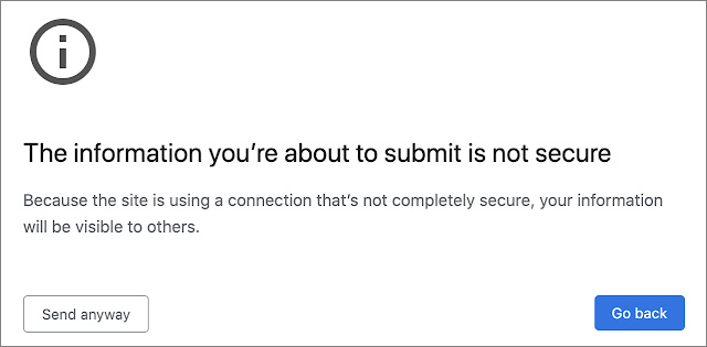 Google Chrome Disables Insecure Form Warnings After Complaints