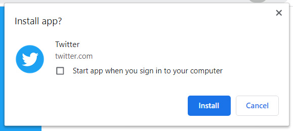 Prompt to autostart PWA when logging into Windows