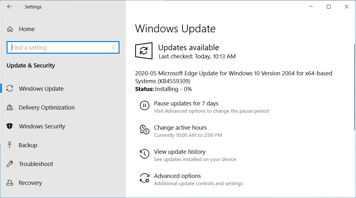 Microsoft edge update slows down computer